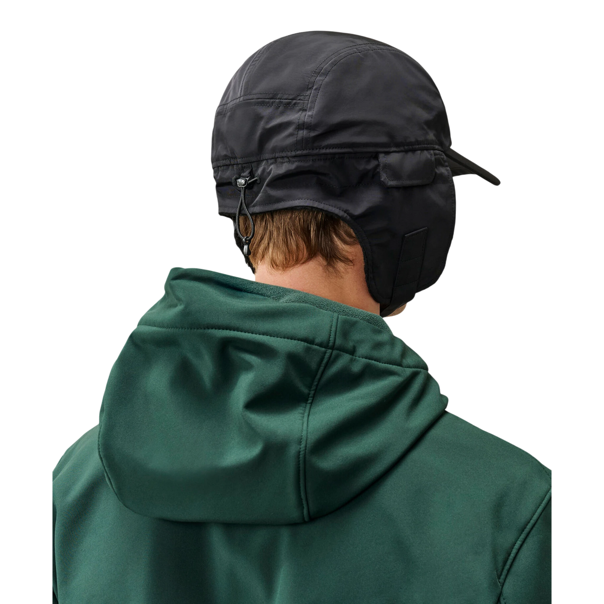 C.P. Company Cap Chrome-R Schwarz mit Ohrenschutz