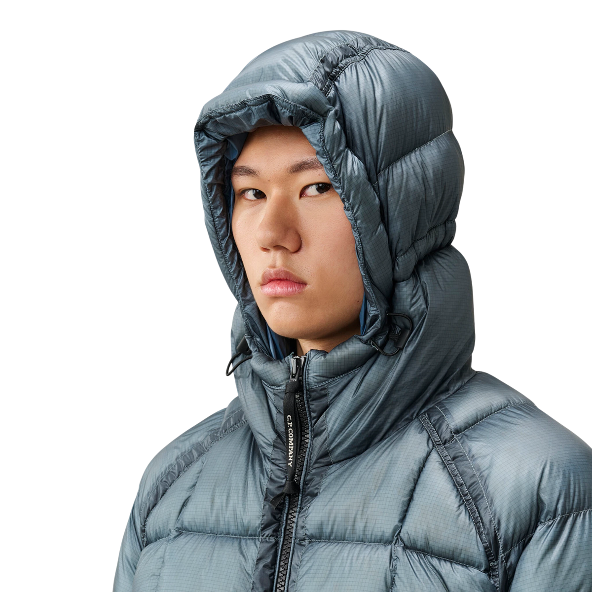 Daunenjacke aus D.D. Shell mit Kapuze, orion blau