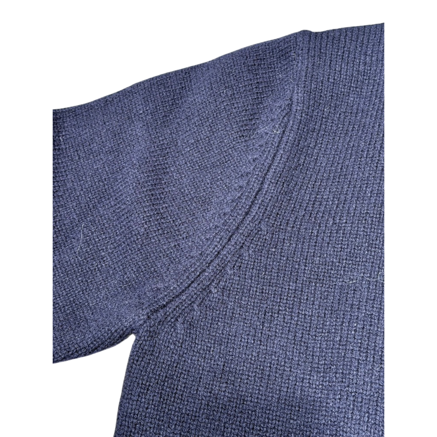 Aspesi, Grobstrick-Pullover in Navy