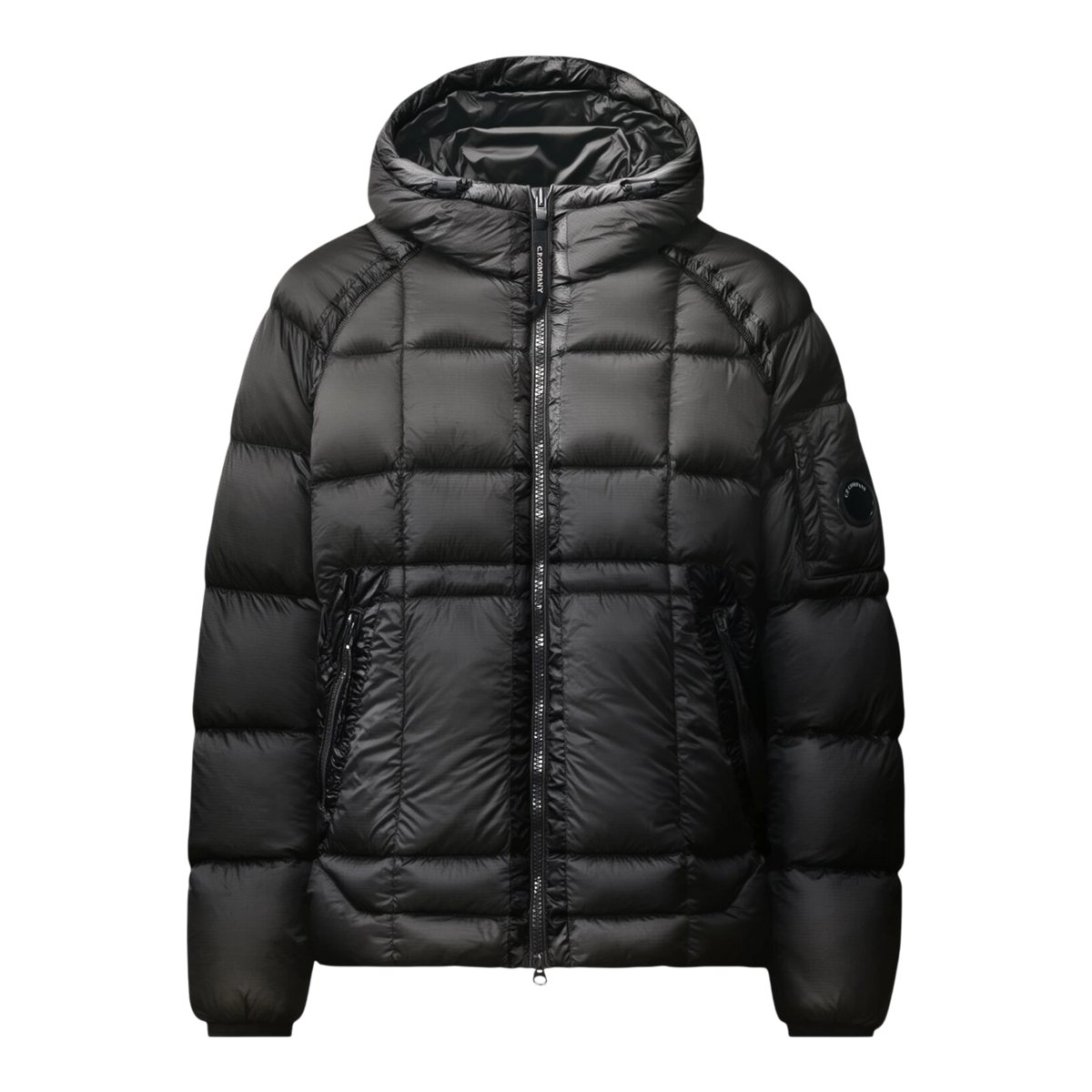 C.P. Company, schwarze D.D. Shell Daunenjacke Herren