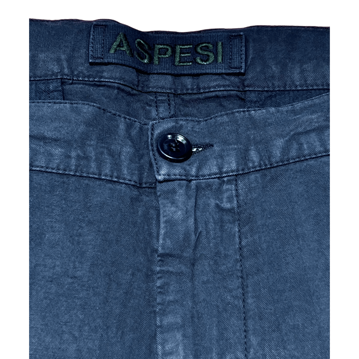 UNIT Hamburg - ASPESI Lyocell‑Leinen‑Baumwollhose, blau - ASPESI