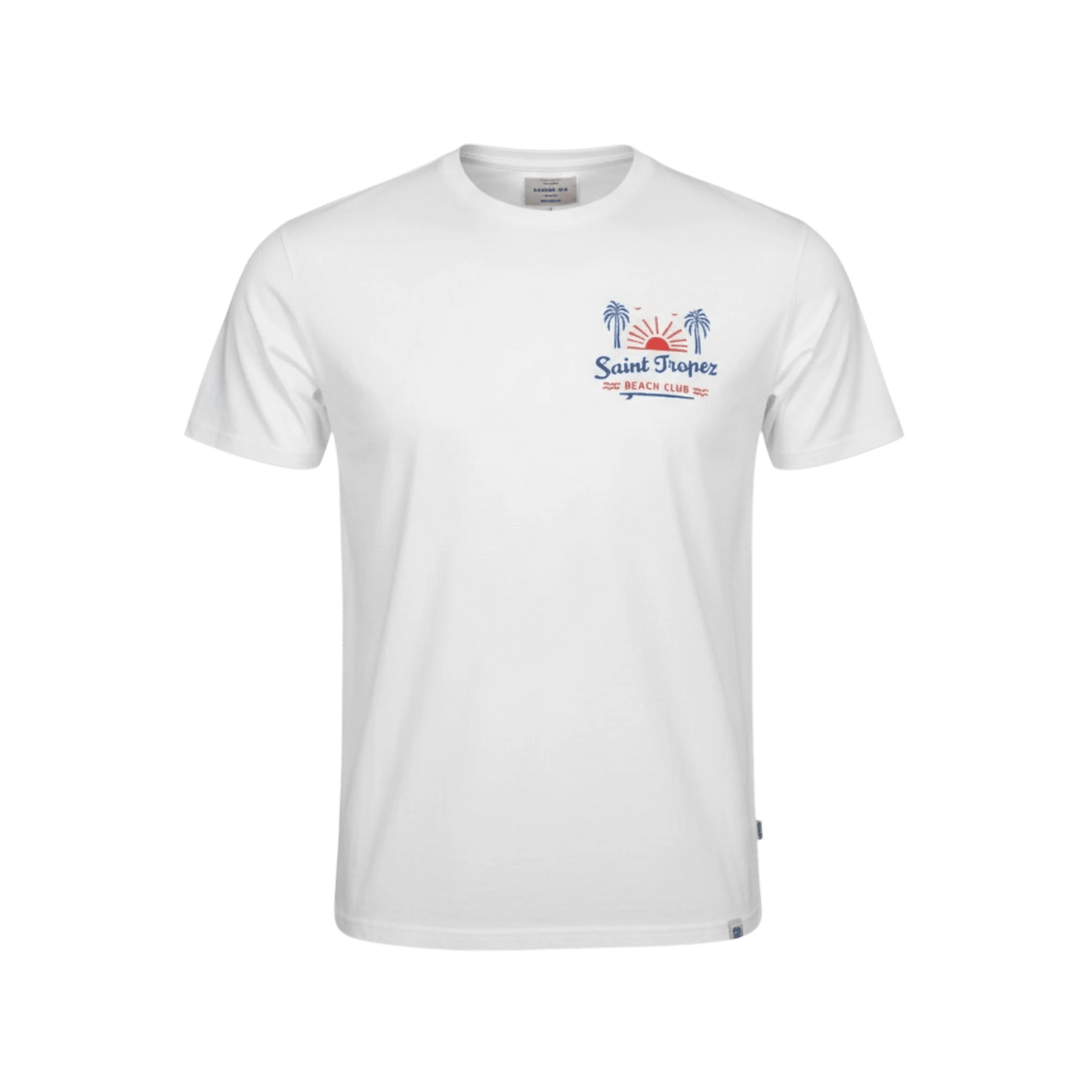UNIT Hamburg - Bowery NYC, Saint Tropez Vintage Jersey T‑Shirt, weiß - Bowery NYC