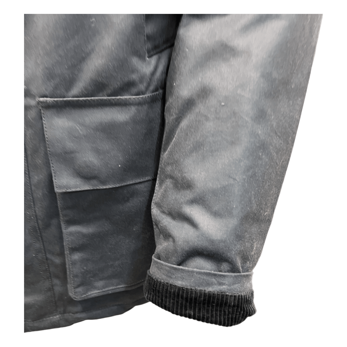 UNIT Hamburg - Brixtol Textiles, Curtis, Wachsjacke, rauchblau - Brixtol Textiles