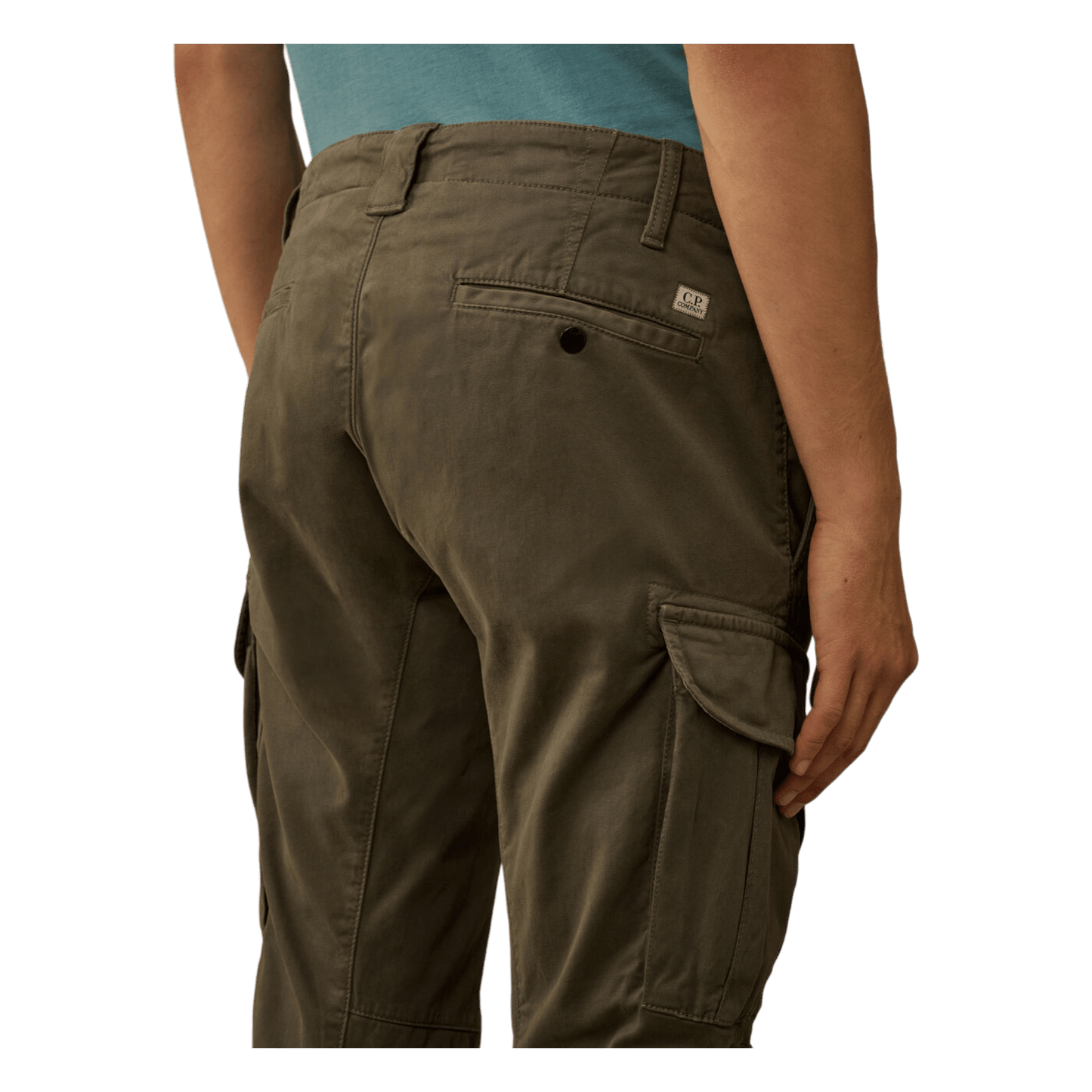 UNIT Hamburg - C.P. Company, Cargohose Stretch Satin, Gunmetal grau - C.P. Company