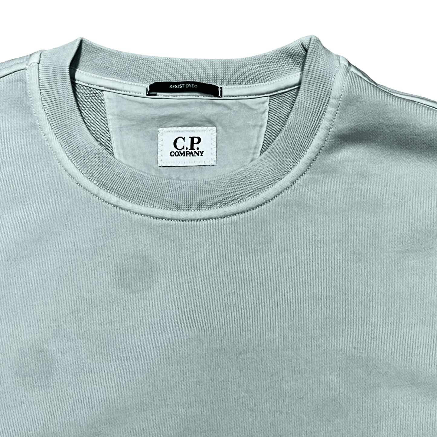 UNIT Hamburg - C.P. Company Diagonal Crew Neck Resist Dyed Sweat, mint - C.P. Company