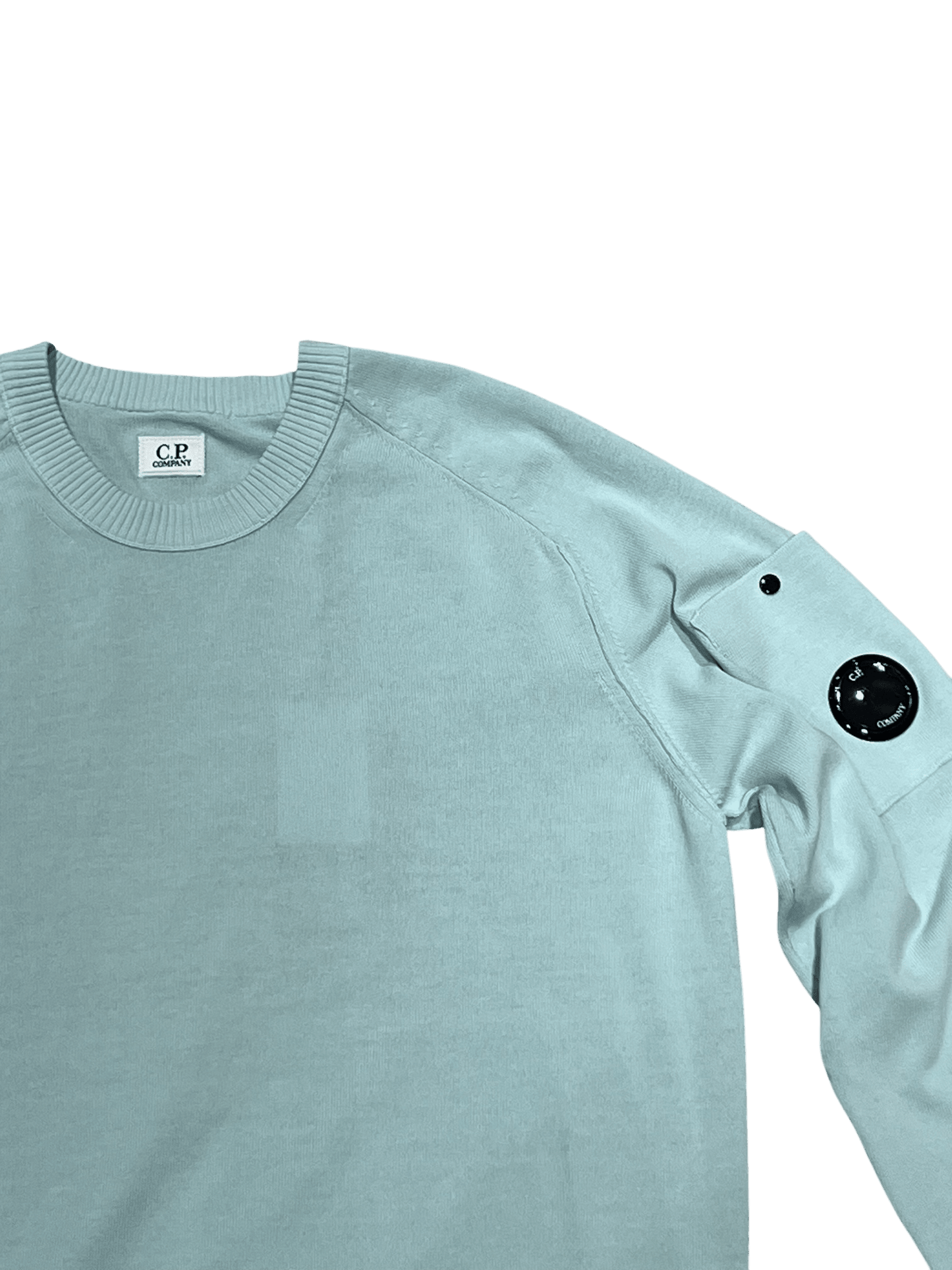 UNIT Hamburg - C.P. Company Pullover Baumwoll‑Krepp Misty Blue - C.P. Company