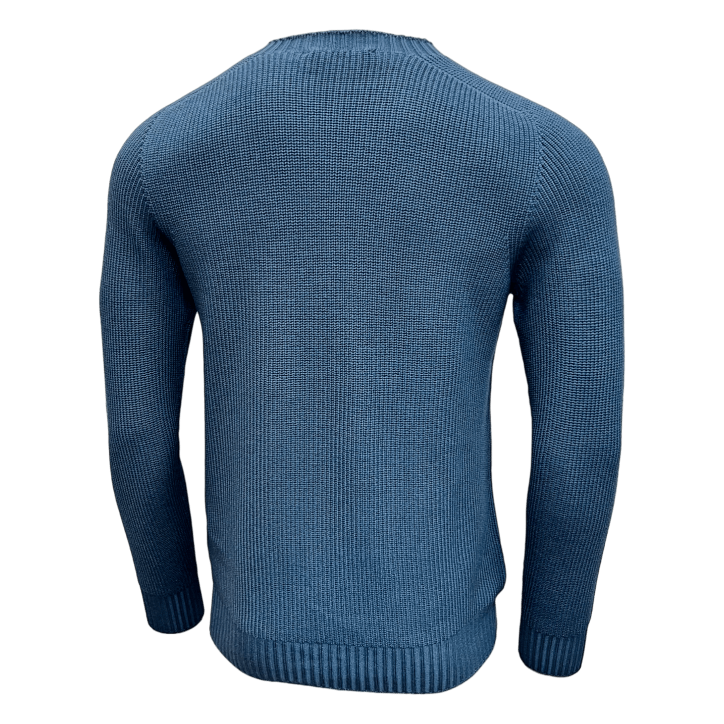Gran Sasso, Rainwool Rundhals, denimblau - UNIT Hamburg