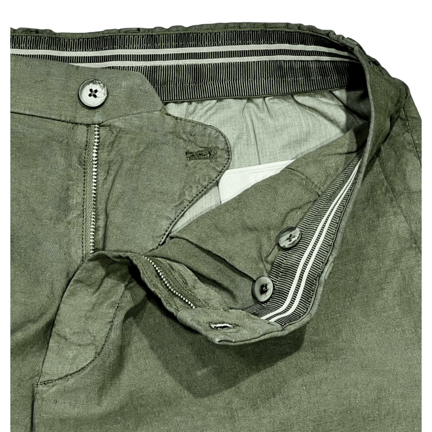 UNIT Hamburg - GTA il Pantalone, Davide, Baumwolle - Leinen, oliv - GTA il Pantalone