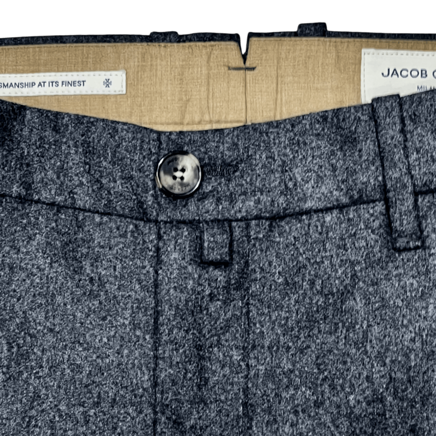 UNIT Hamburg - Jacob Cohën, BOBBY WOOL, melange dark grey - Jacob Cohën