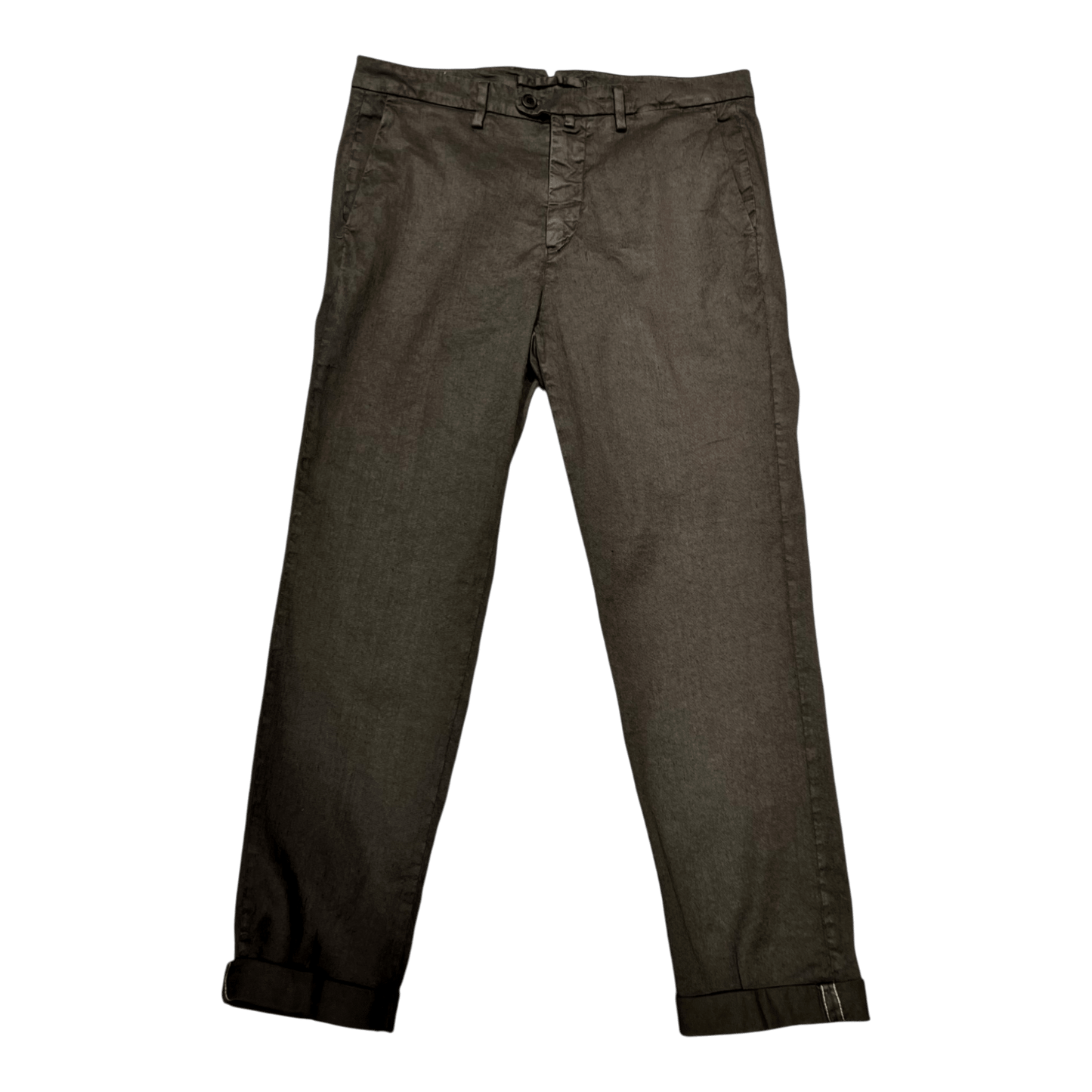 UNIT Hamburg - Never Laundry, Boston, Hose Leinen - Baumwolle, terrabraun - Never Laundry