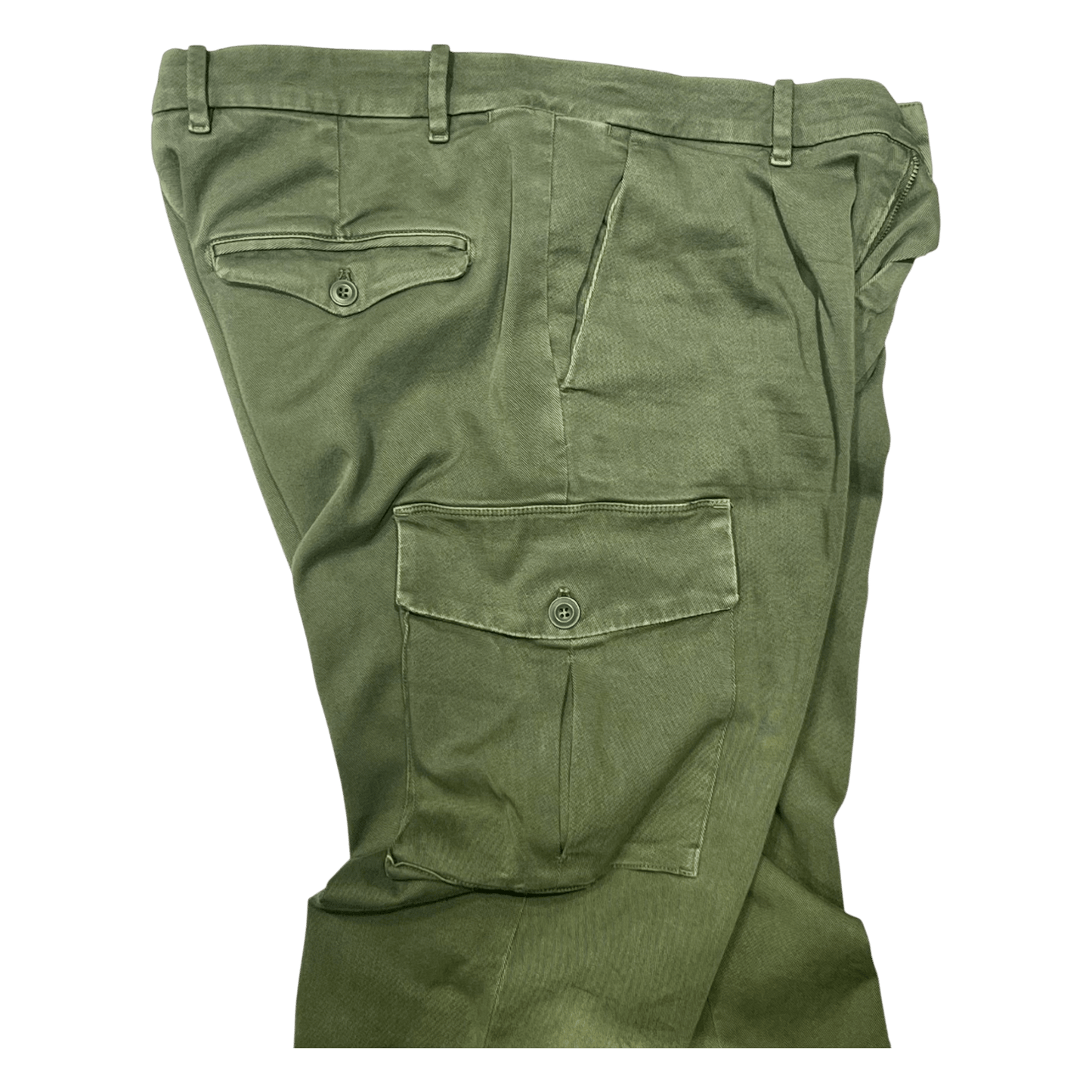 UNIT Hamburg - Never Laundry, Cargohose, grün oliv - Never Laundry