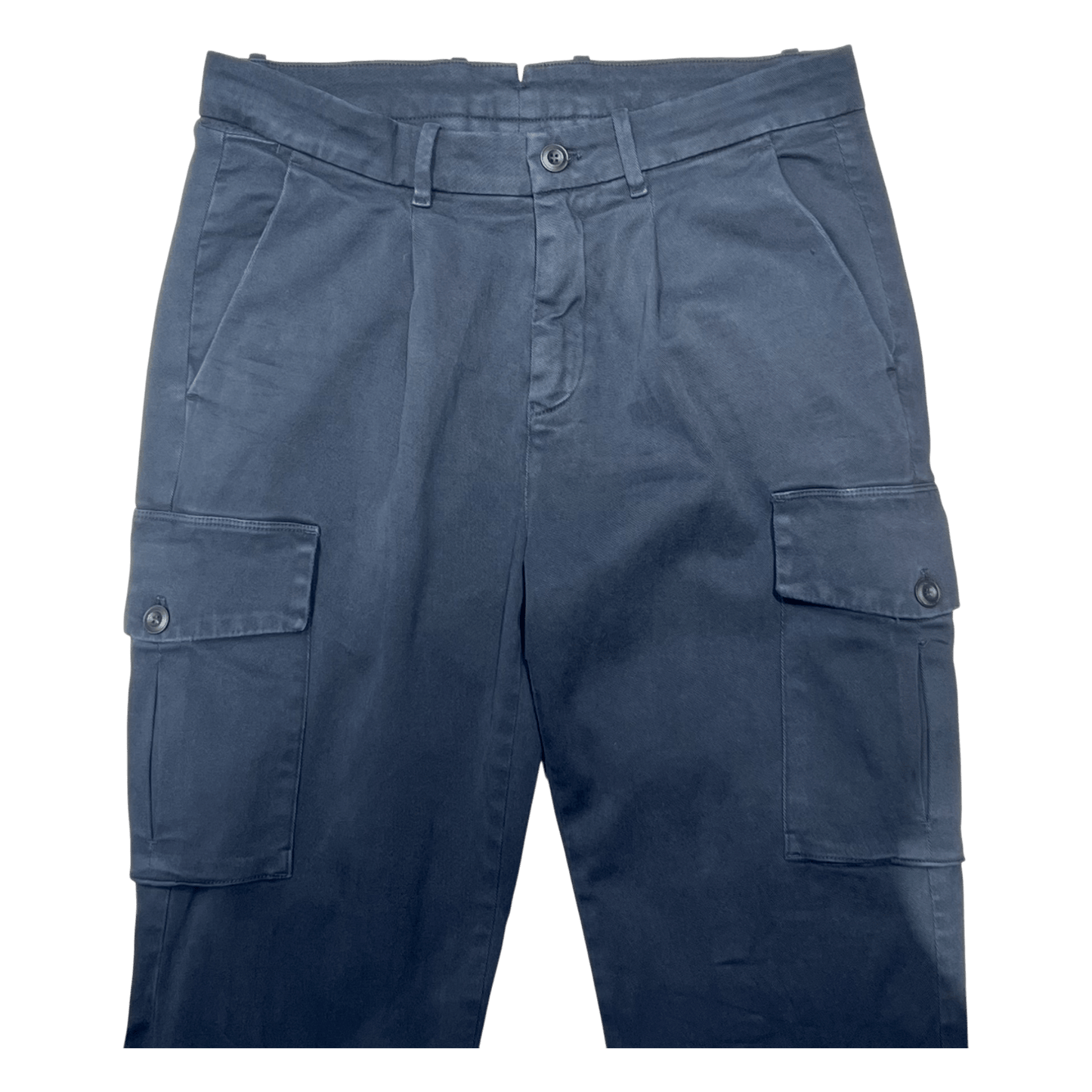 UNIT Hamburg - Never Laundry, Cargohose, Milano Blau - Never Laundry