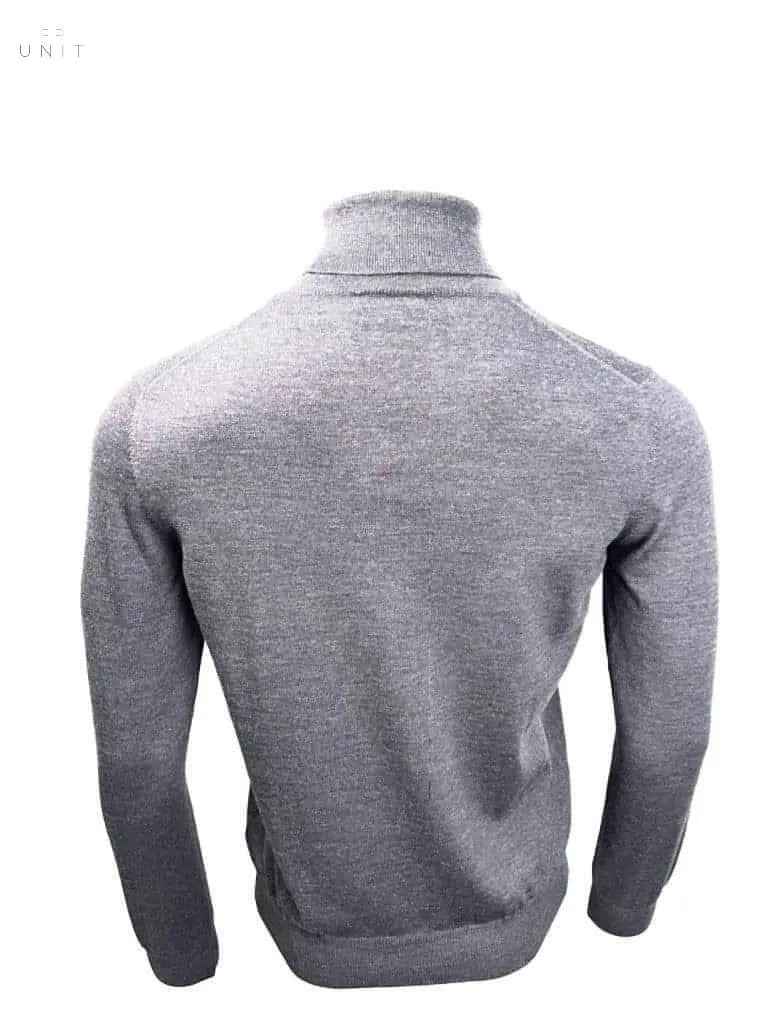 Never Laundry, Merino Rollkragen, grau