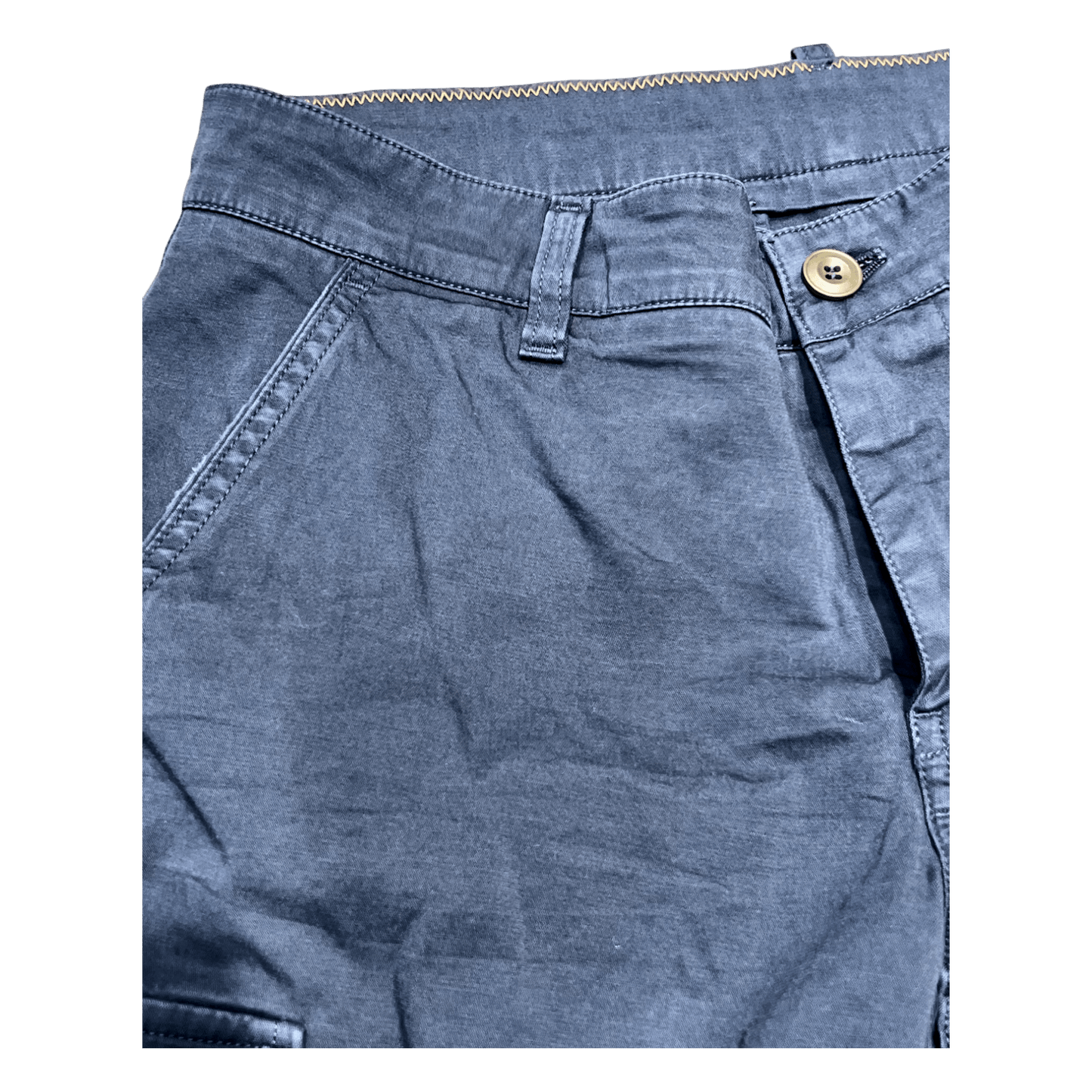 UNIT Hamburg - Never Laundry, Santiago Cargo Bermuda, navy - Never Laundry