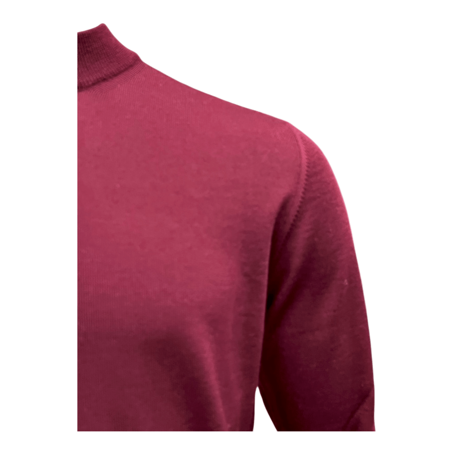 UNIT Hamburg - Roberto Collina Merino Stehkragenpullover Herren, Bordeaux - Roberto Collina