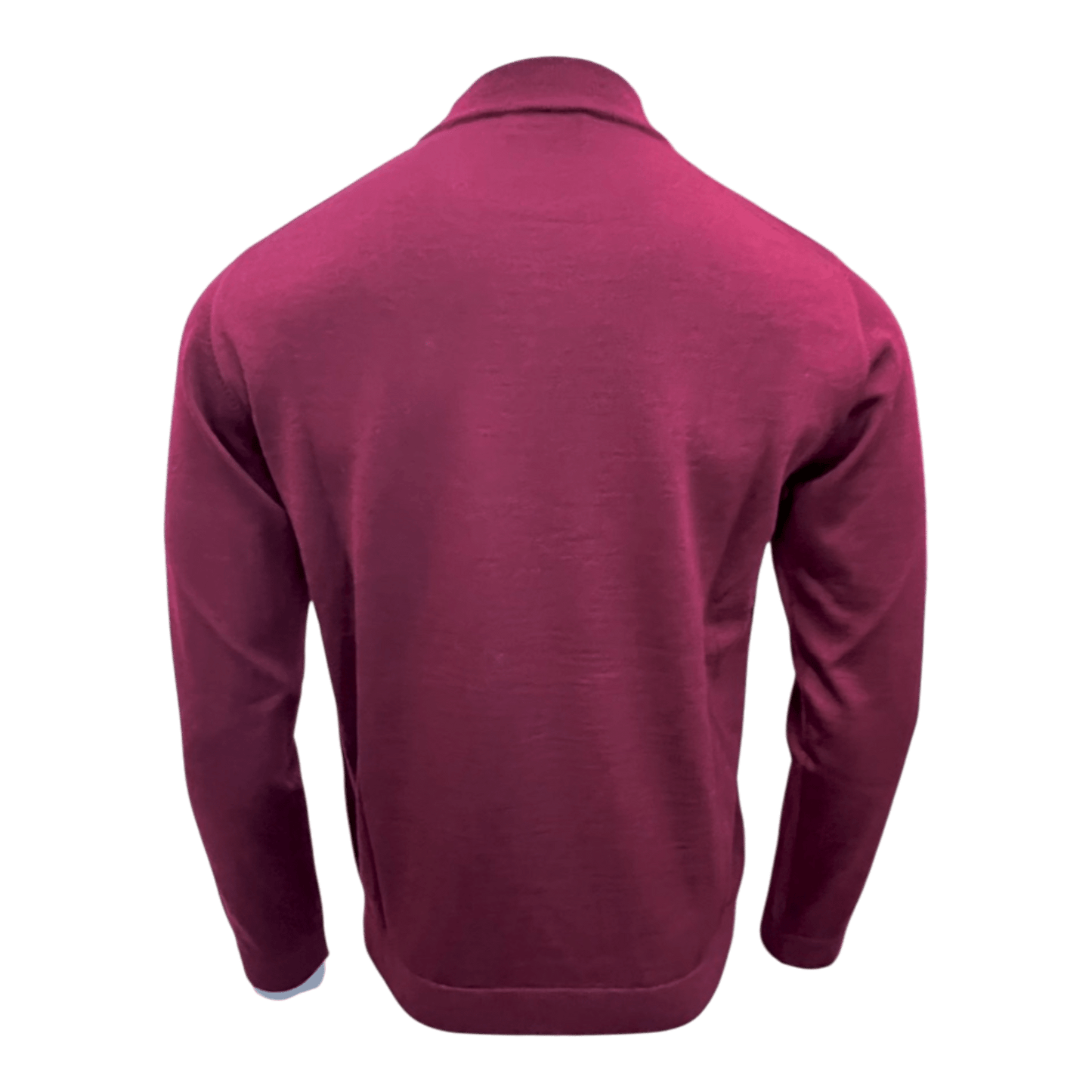 UNIT Hamburg - Roberto Collina Merino Stehkragenpullover Herren, Bordeaux - Roberto Collina