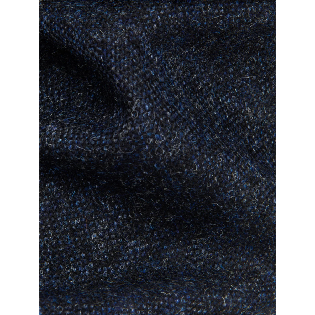 Xacus, Unfold Wool Overshirt aus Shetlandwolle, navy