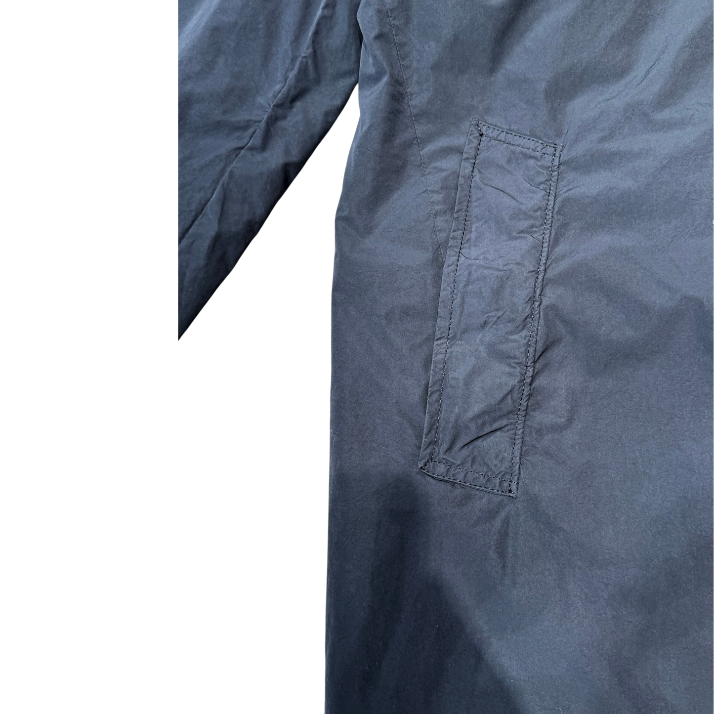 Aspesi Lemon Raincoat aus Nylon, navy