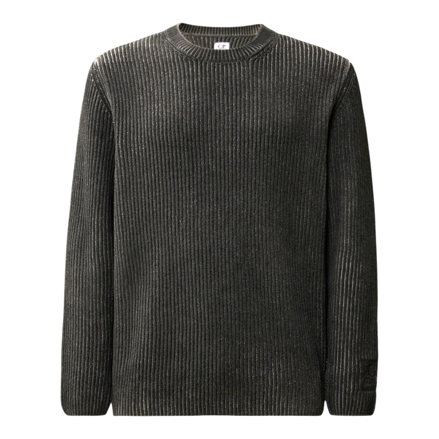 C.P. Company, Chenille Pullover in Raven Grey aus Baumwolle - UNIT Hamburg