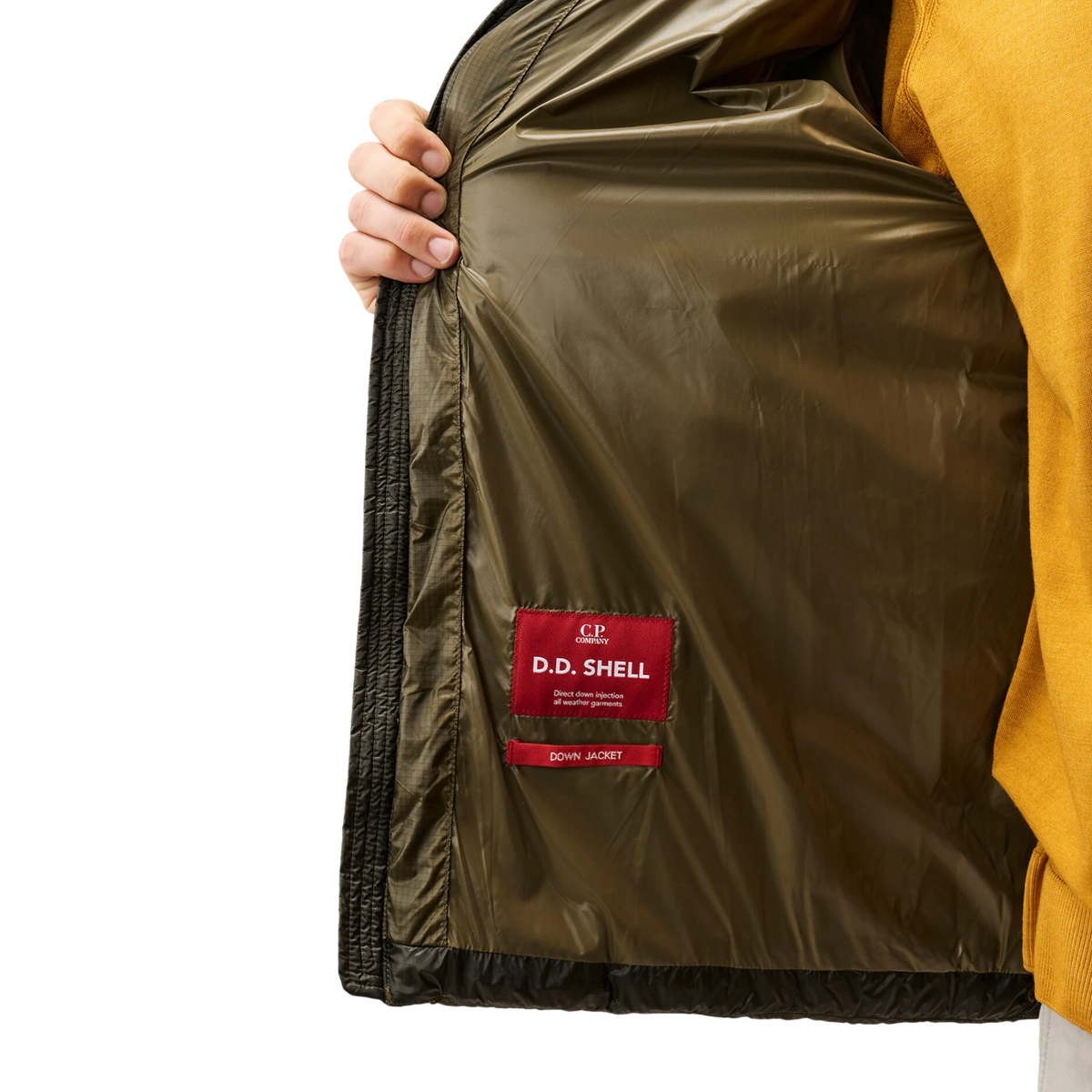 C.P. Company, DD Shell Daunenjacke Ivy Green