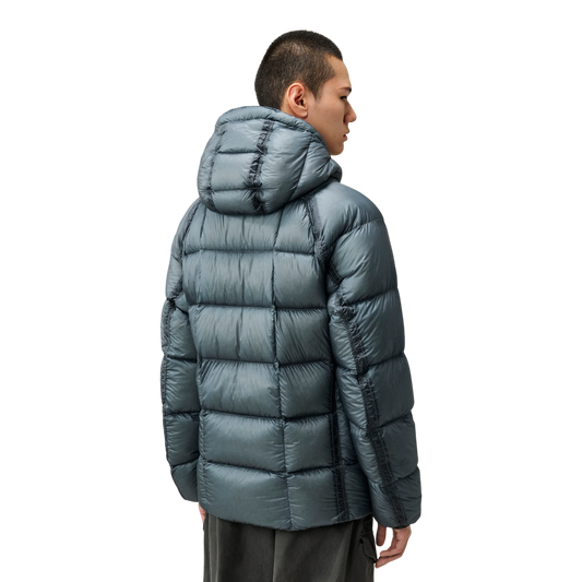 C.P. Company Daunenjacke aus D.D. Shell mit Kapuze, orion blue