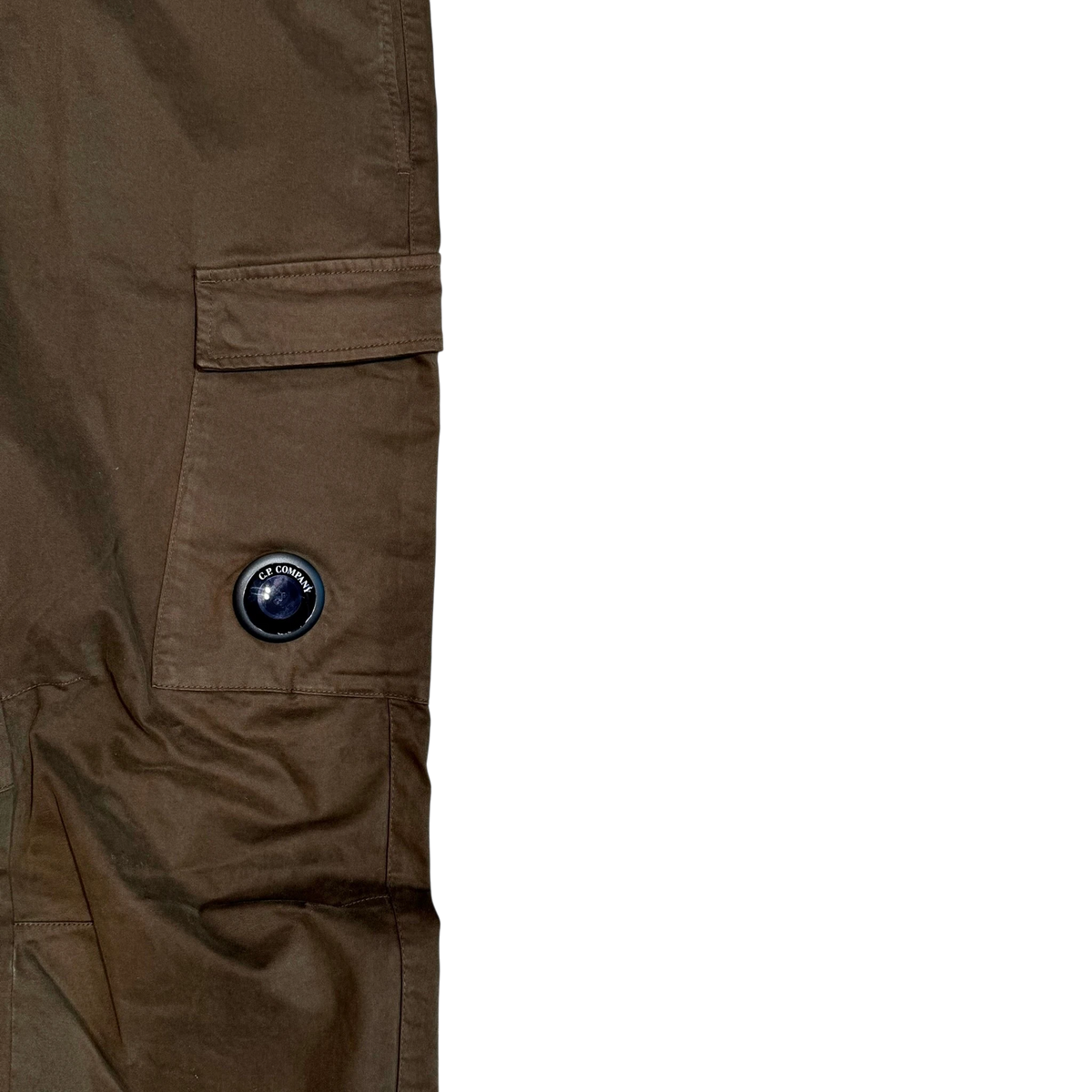 C.P. Company Stretch Satin Cargo Pant Braun
