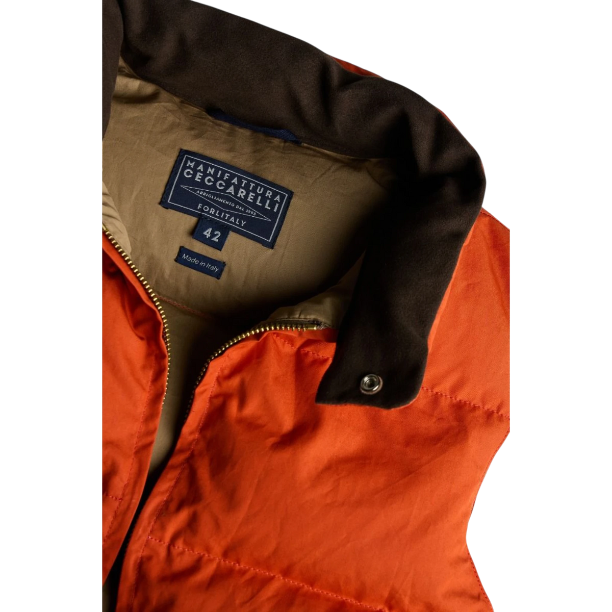 Manifattura Ceccarelli Daunenweste Avio, orange