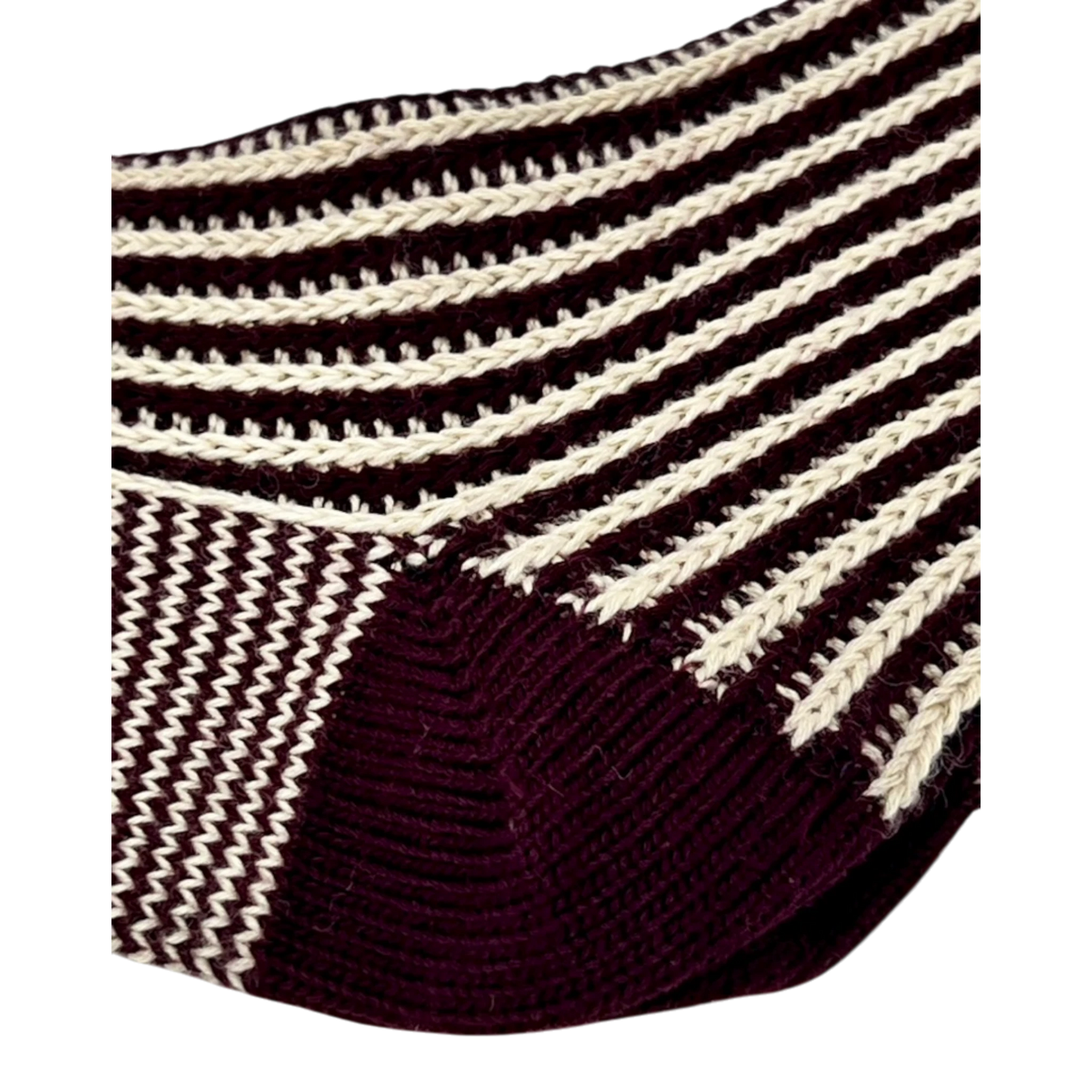 ANT45, Capri Short Winter, gestreift Bordeaux Beige