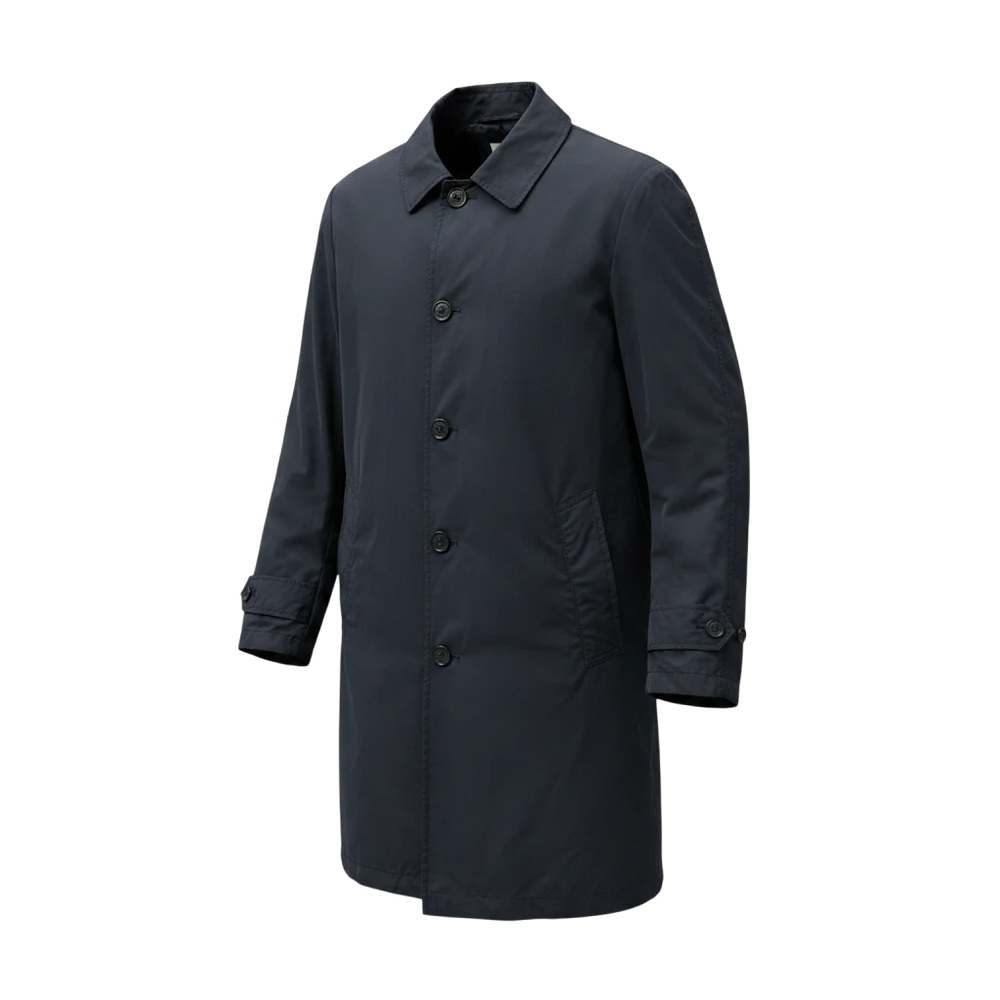 Aspesi Lemon Raincoat aus Nylon, navy