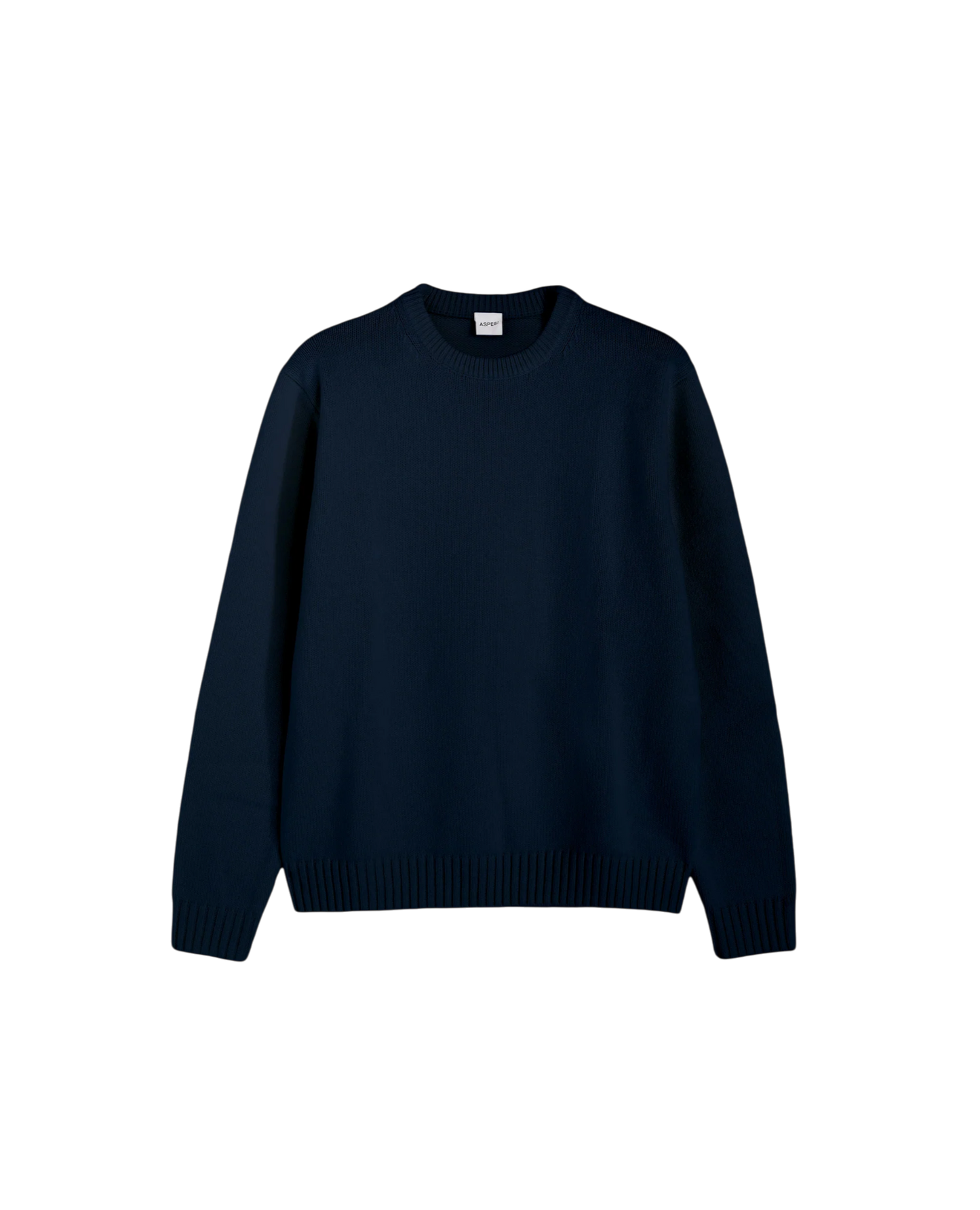 Aspesi, Grobstrick-Pullover in Navy