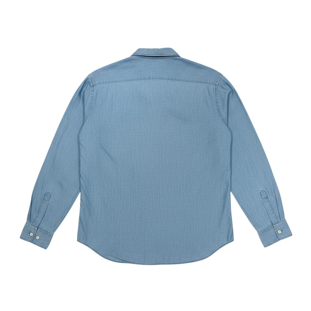 ASPESI Sedici Hemd aus japanischer Baumwolle in Light Denim - UNIT Hamburg