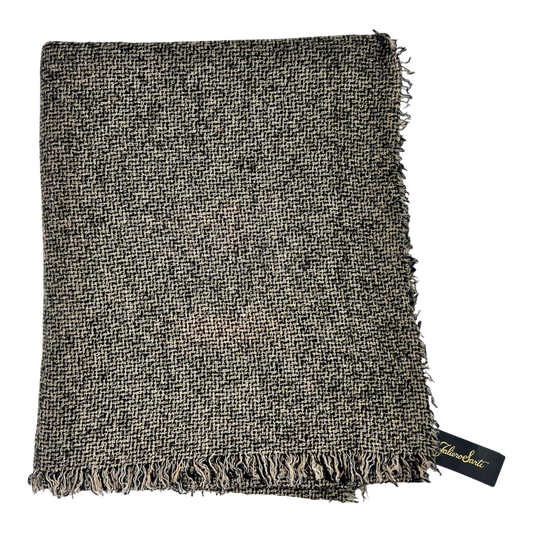 Faliero Sarti New Alberto Schal Beige-Schwarz - UNIT Hamburg