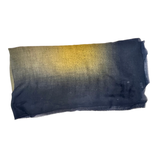 Faliero Sarti Chips Frame Schal in Blau und Schwarz - UNIT Hamburg
