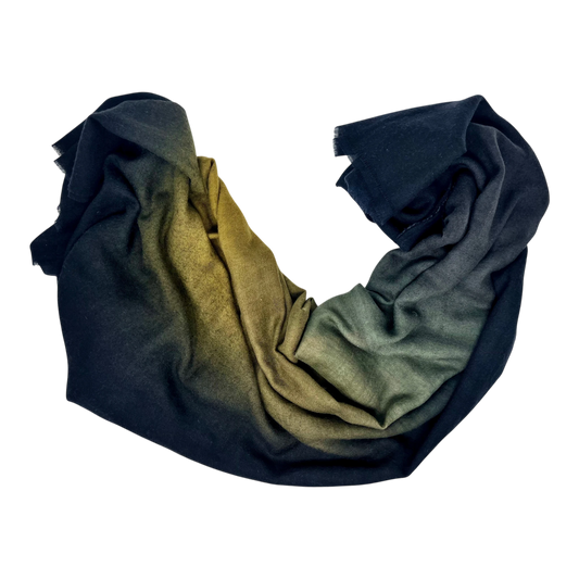 Faliero Sarti Chips Frame Schal in Blau und Schwarz - UNIT Hamburg