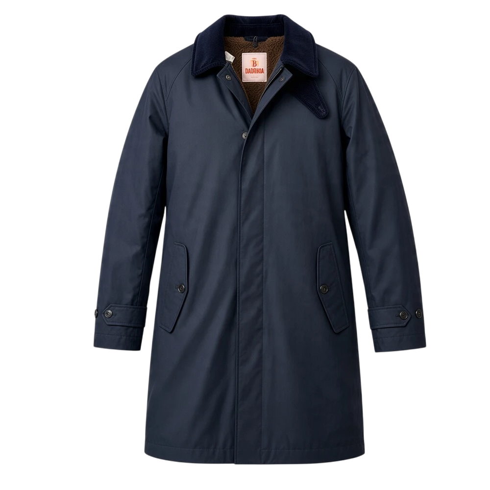 Baracuta G10 Waxed Trenchcoat Navy