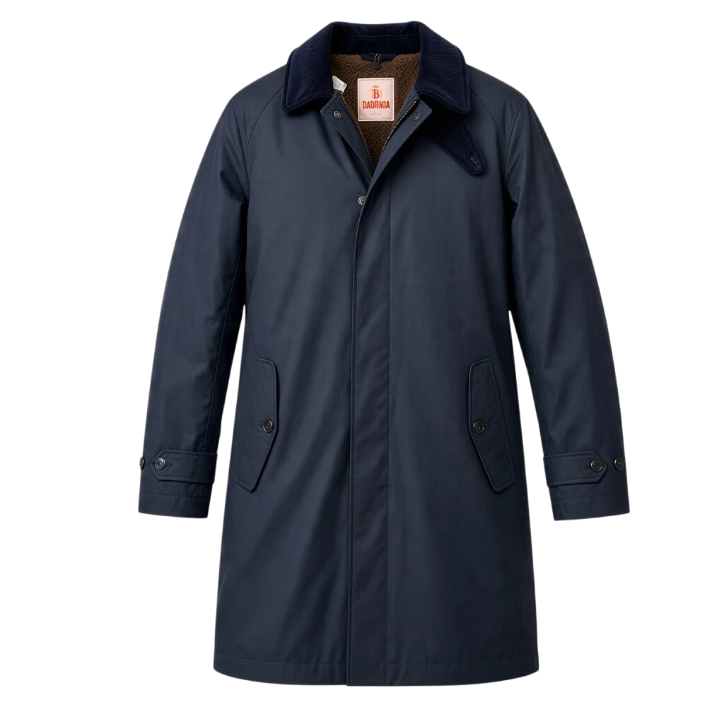 Baracuta G10 Waxed Trenchcoat Navy