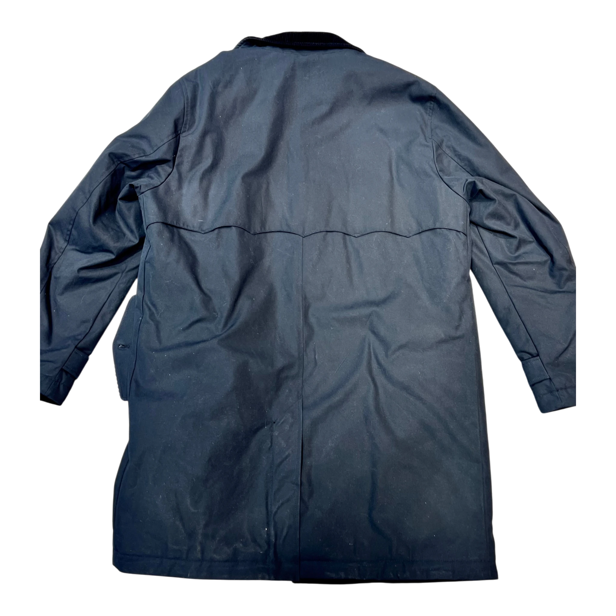Baracuta G10 Waxed Trenchcoat Navy