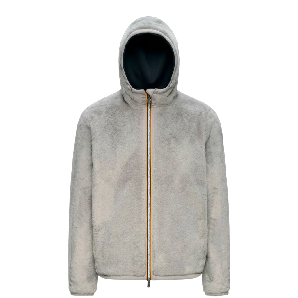 K-Way, Jack Wendejacke in Blue Depth und Grey Mist