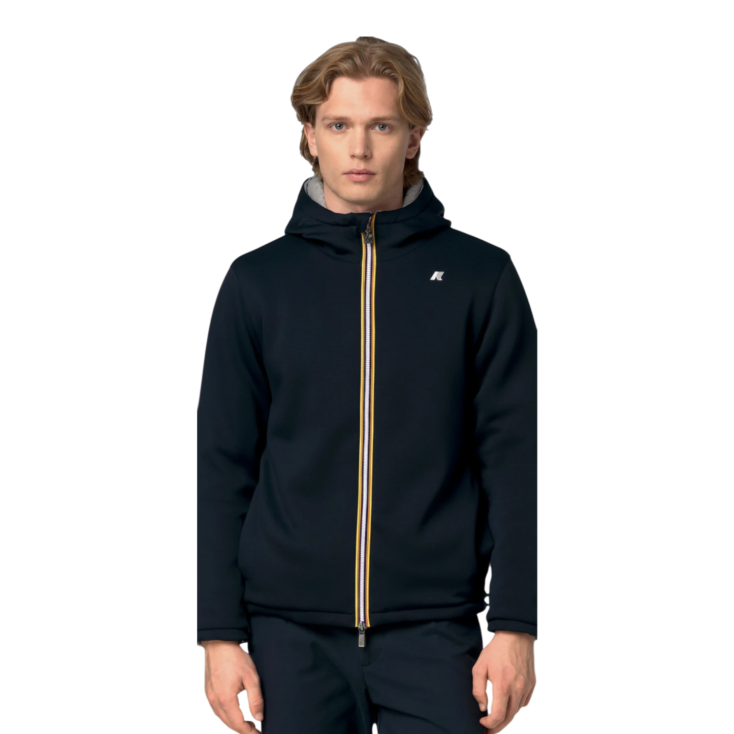 K-Way, Jack Wendejacke in Blue Depth und Grey Mist