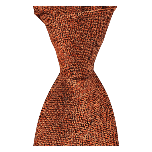 Ascot, Krawatte falsches Uni, burnt orange - UNIT Hamburg