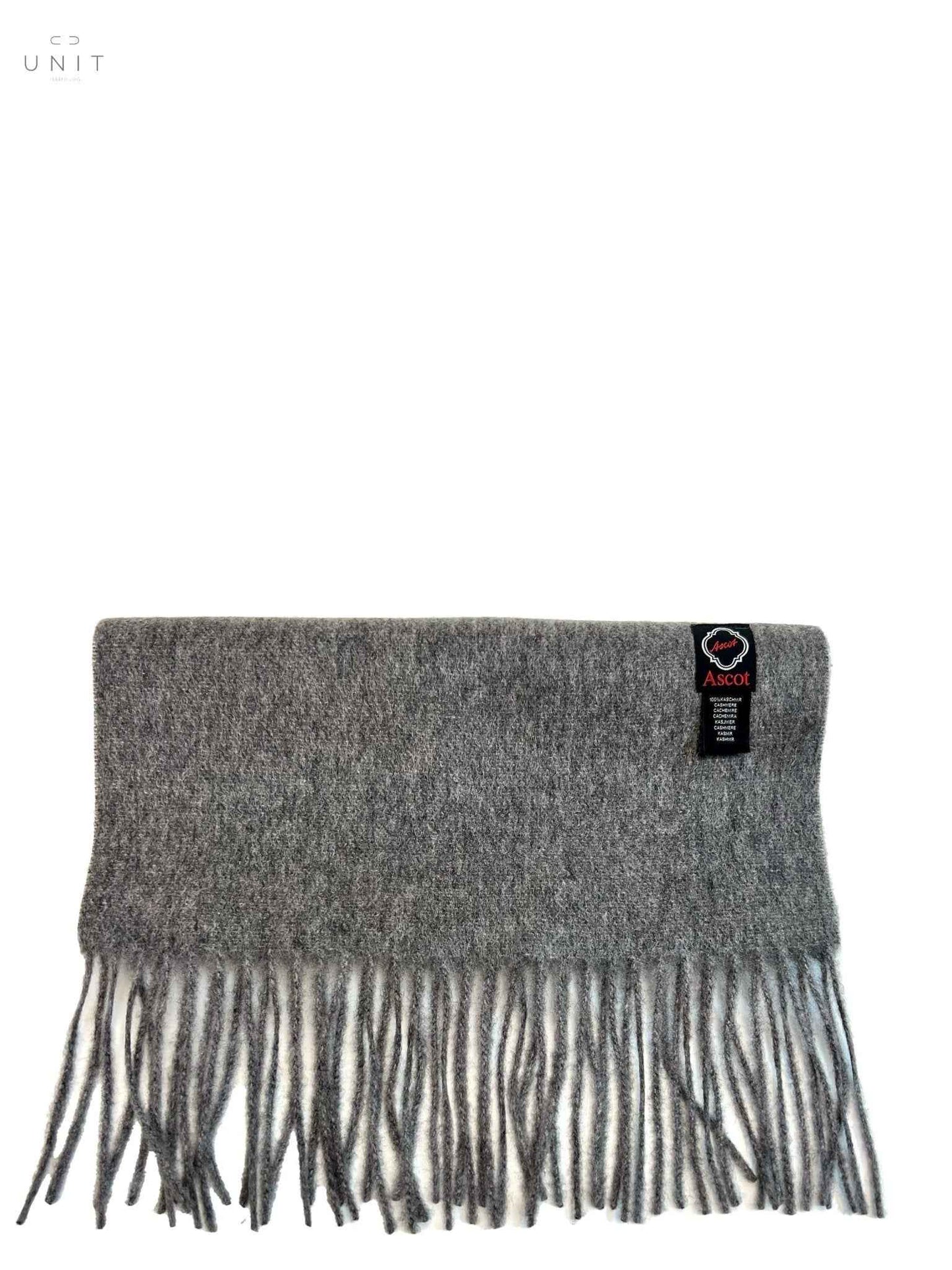 Ascot, Schal 30x160cm,  Cashmere, platingrau