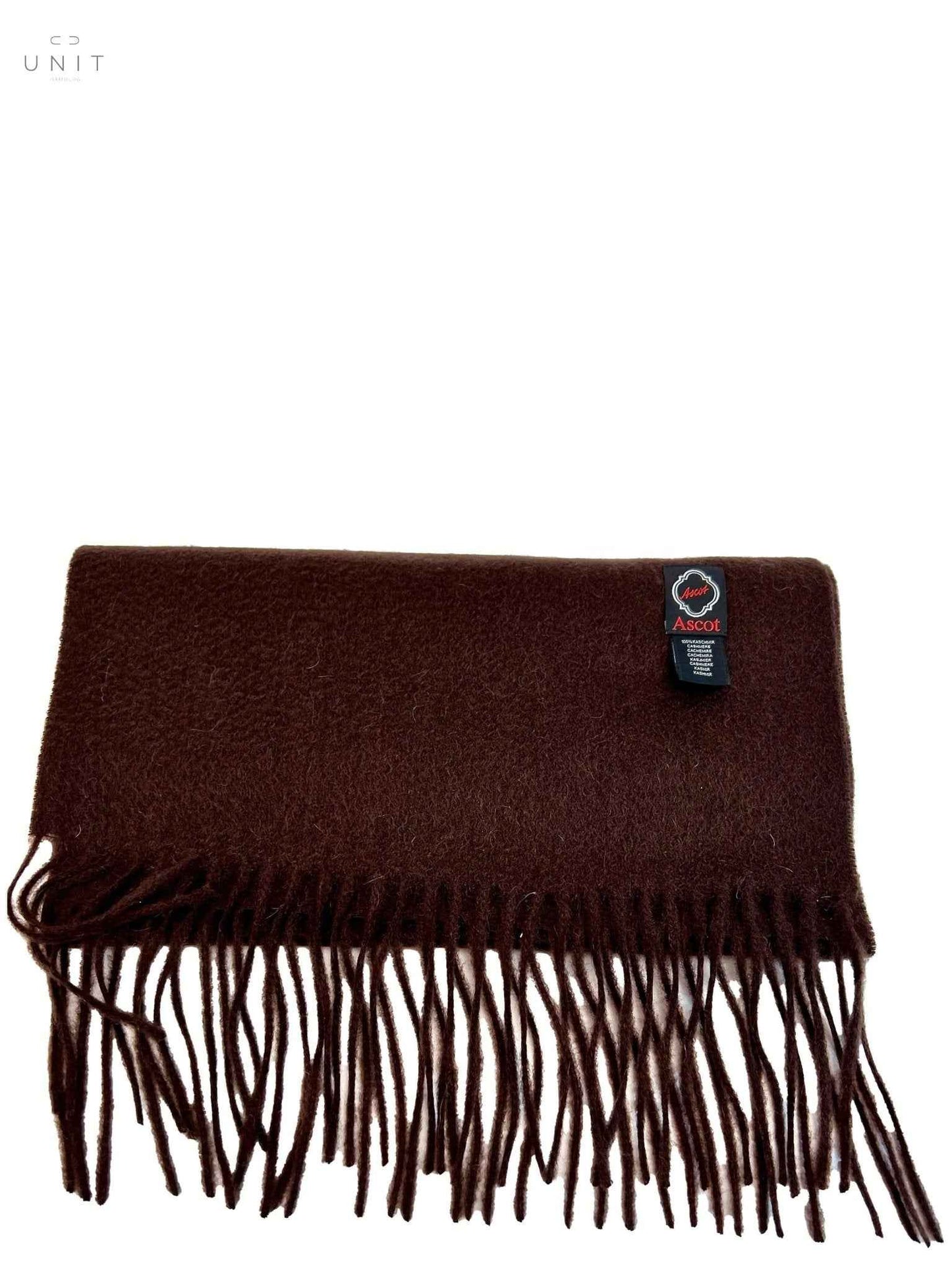 Ascot, Schal 30x160cm, Cashmere, schokobraun