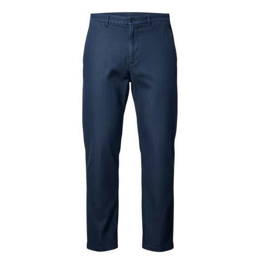 UNIT Hamburg - ASPESI Lyocell‑Leinen‑Baumwollhose, blau - ASPESI