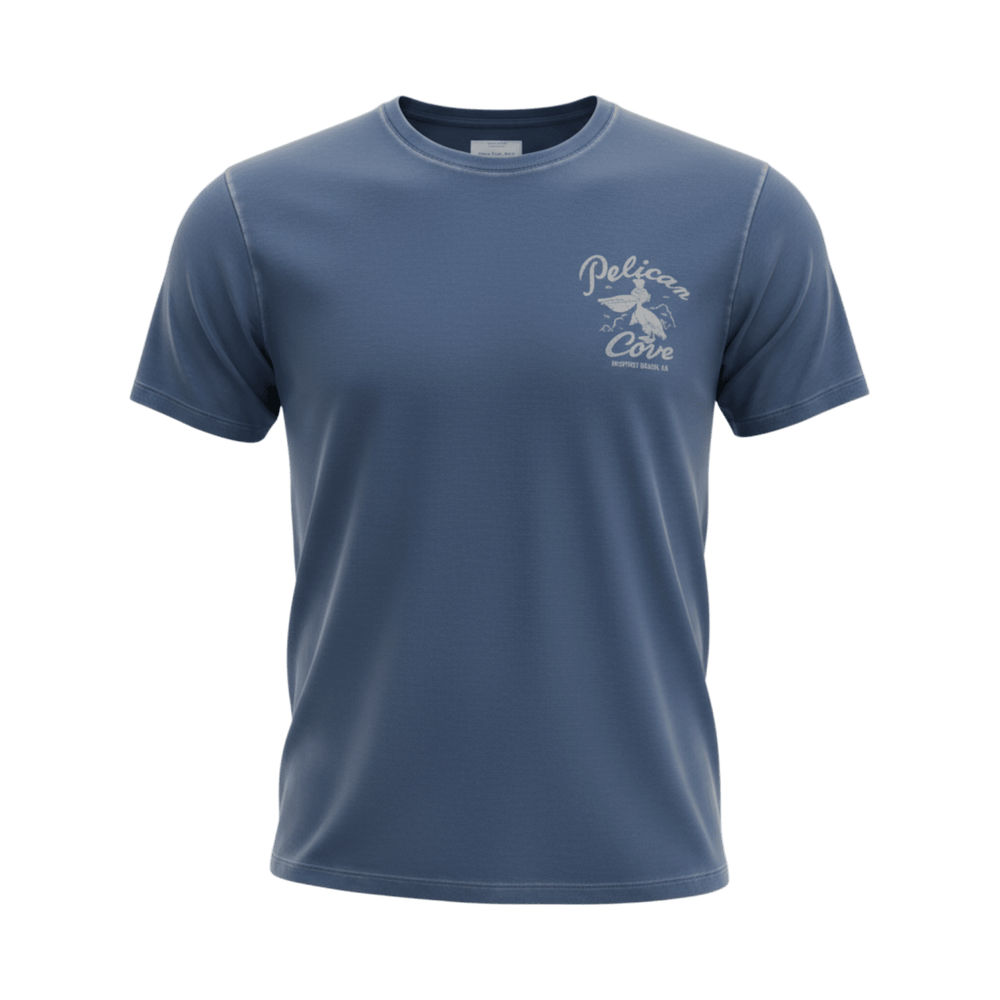 UNIT Hamburg - Bowery NYC, Pelican Cove Vintage T‑Shirt, blau - Bowery NYC