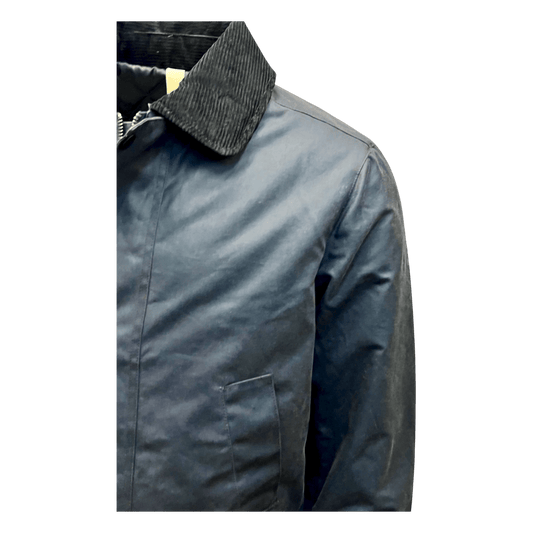 UNIT Hamburg - Brixtol Textiles, Curtis, Wachsjacke, rauchblau - Brixtol Textiles