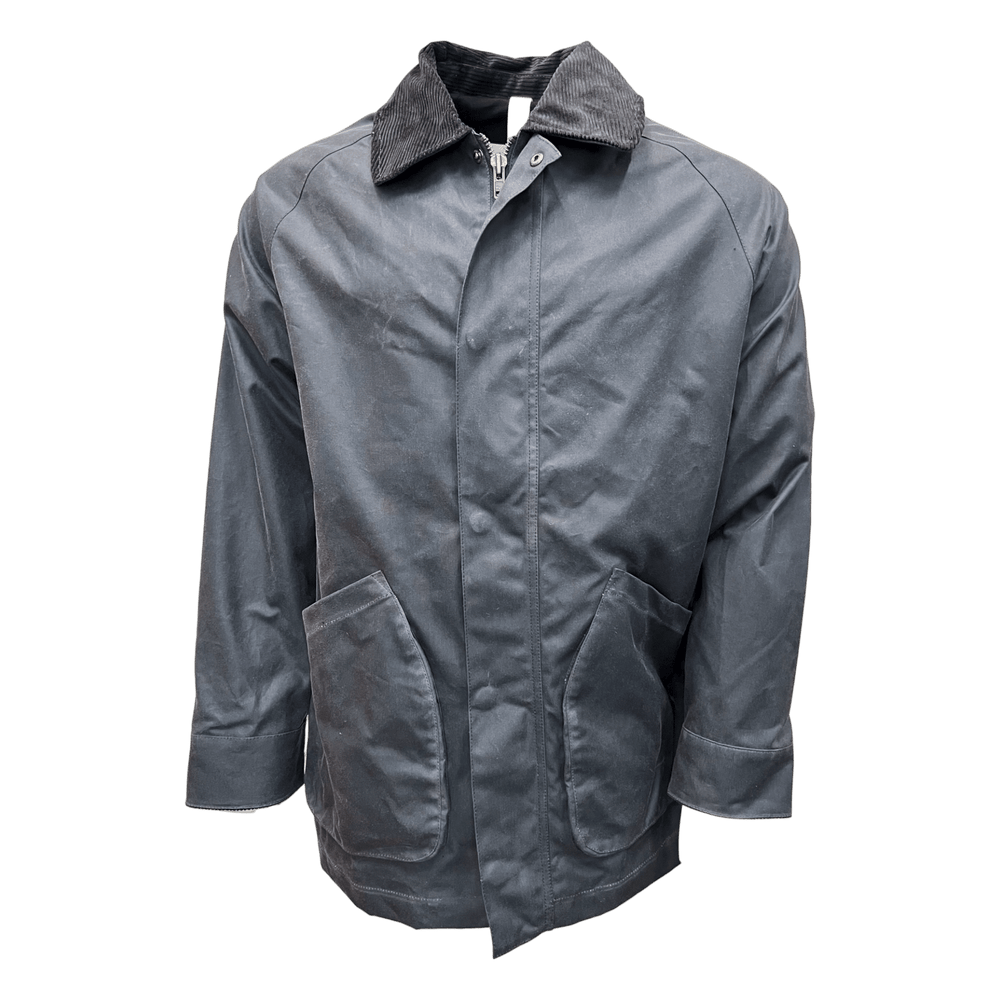 UNIT Hamburg - Brixtol Textiles, Curtis, Wachsjacke, rauchblau - Brixtol Textiles
