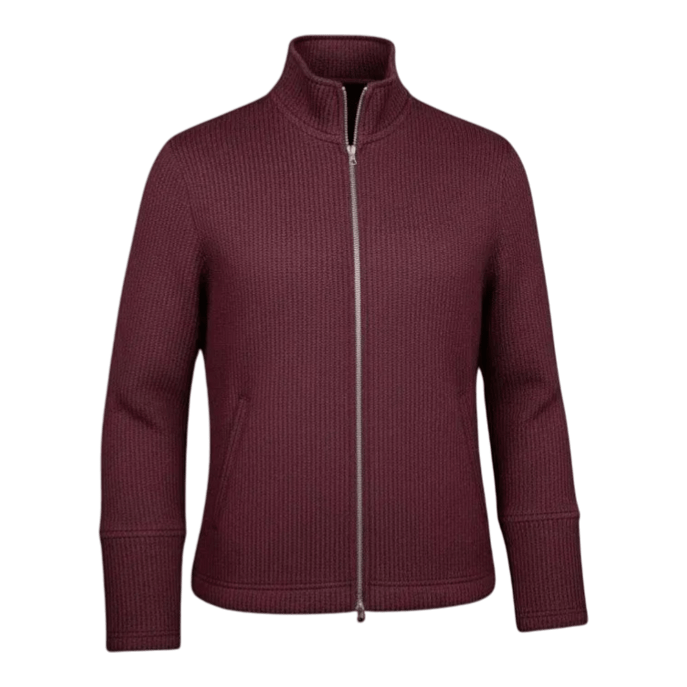 UNIT Hamburg - Brixtol Textiles, Seven, Strickjacke, burgund - Brixtol Textiles