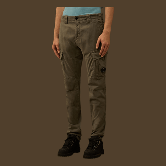UNIT Hamburg - C.P. Company, Cargohose Stretch Satin, Gunmetal grau - C.P. Company