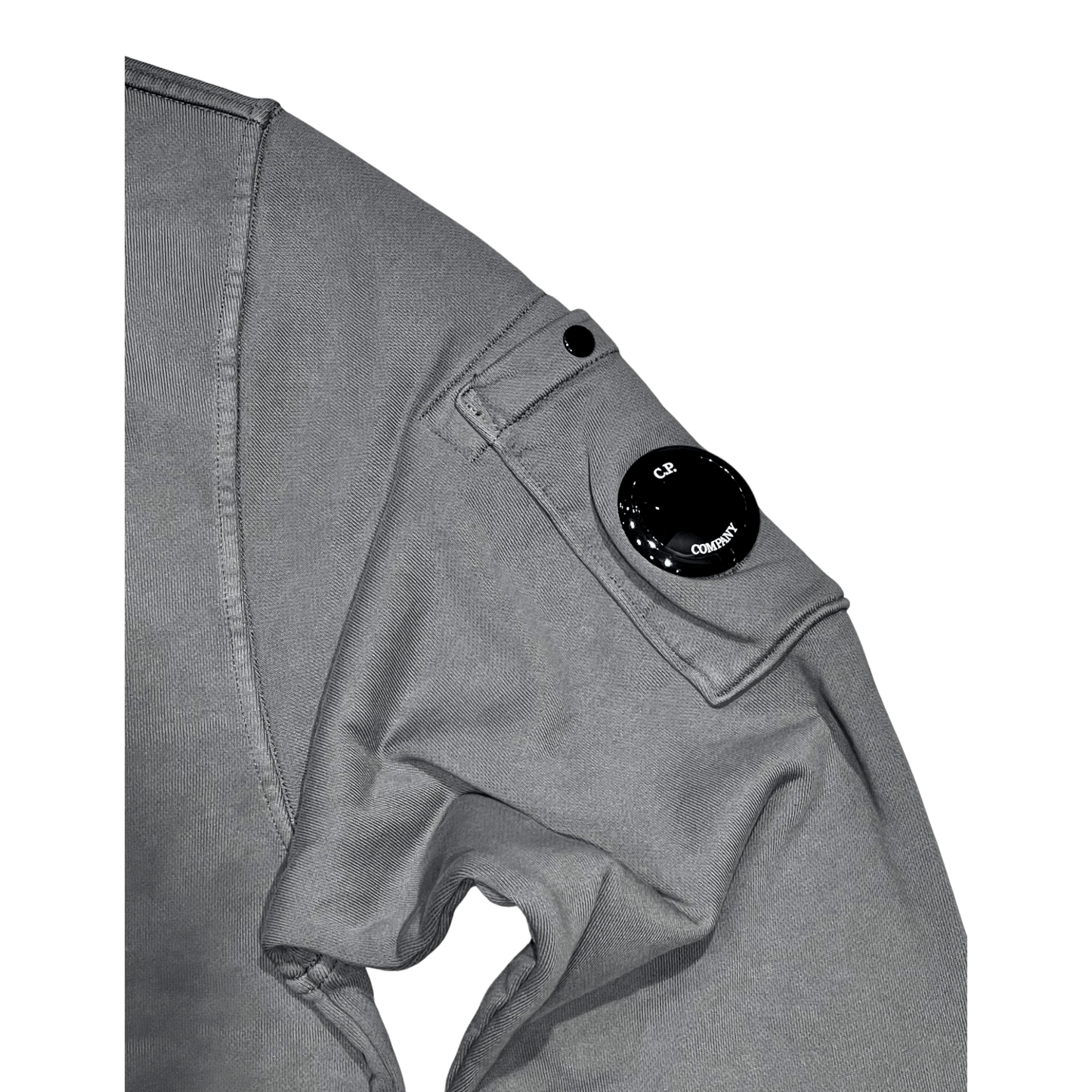 UNIT Hamburg - C.P. Company Diagonal Crew Neck – Dyed Sweat, grau - C.P. Company