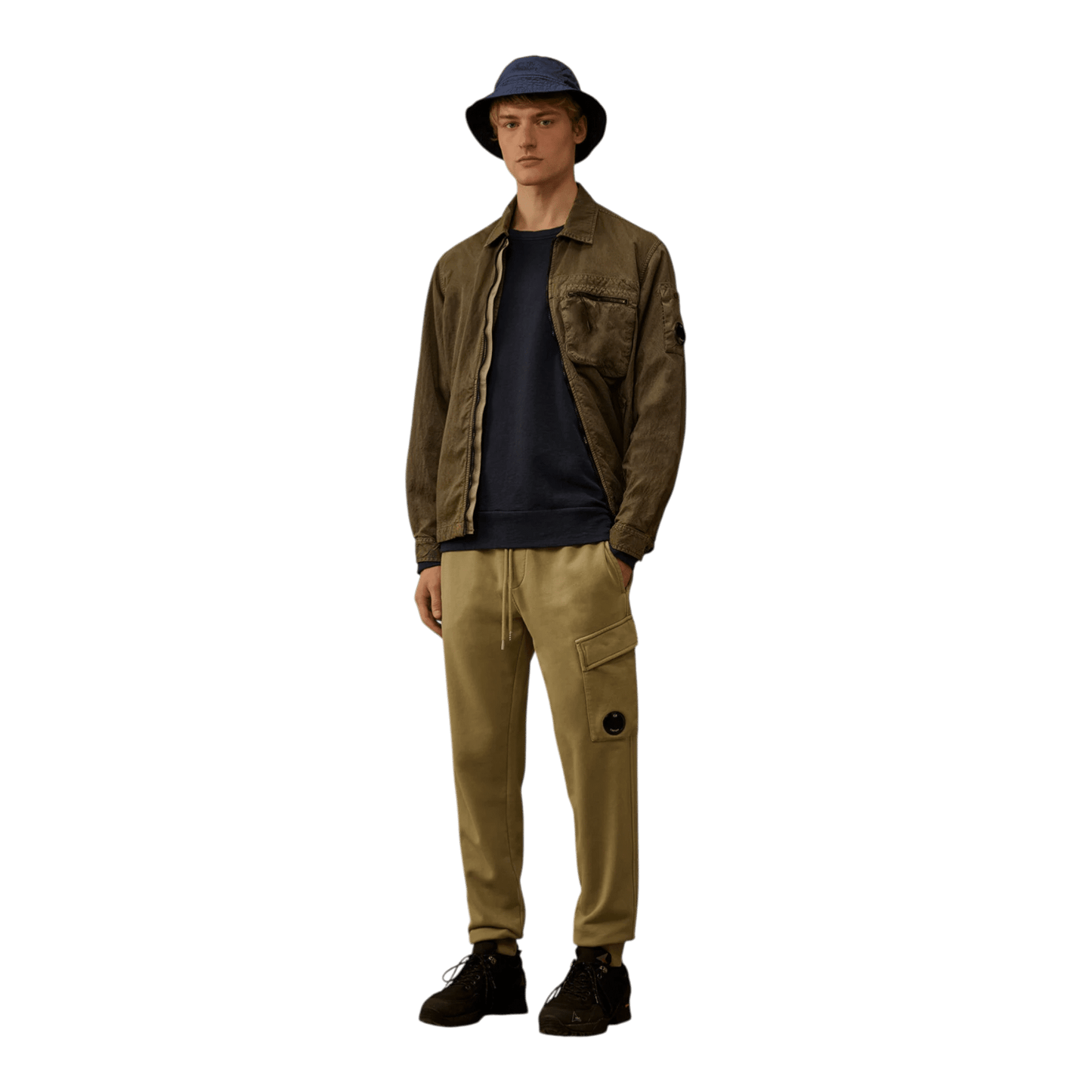 UNIT Hamburg - C.P. Company, Malfilè Fleece, Crew Neck, Midnight Navy - C.P. Company